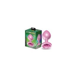 Anodyzed Anal Plug Pink with Jewel Size M