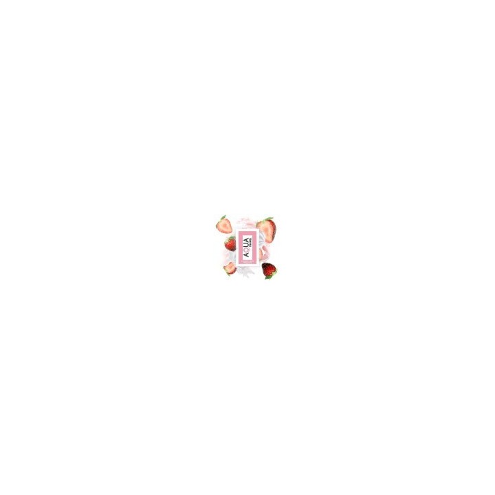 AQUA TRAVEL - STRAWBERRY CREAM FLAVOUR WATERBASED LUBRICANT 6 ML