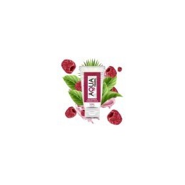 AQUA TRAVEL - WILD RASPBERRY FLAVOUR WATERBASED LUBRICANT - 50 ML
