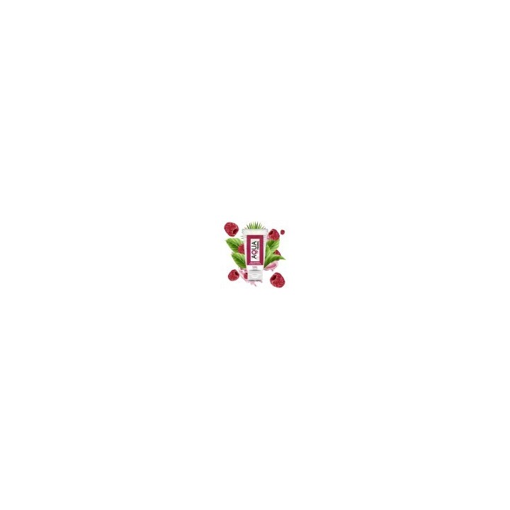AQUA TRAVEL - WILD RASPBERRY FLAVOUR WATERBASED LUBRICANT - 50 ML