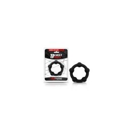 Bead Solid Cock Ring Silicone 3.5 cm Black