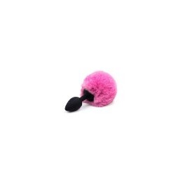 Butt Plug with Pompon Pink Size S