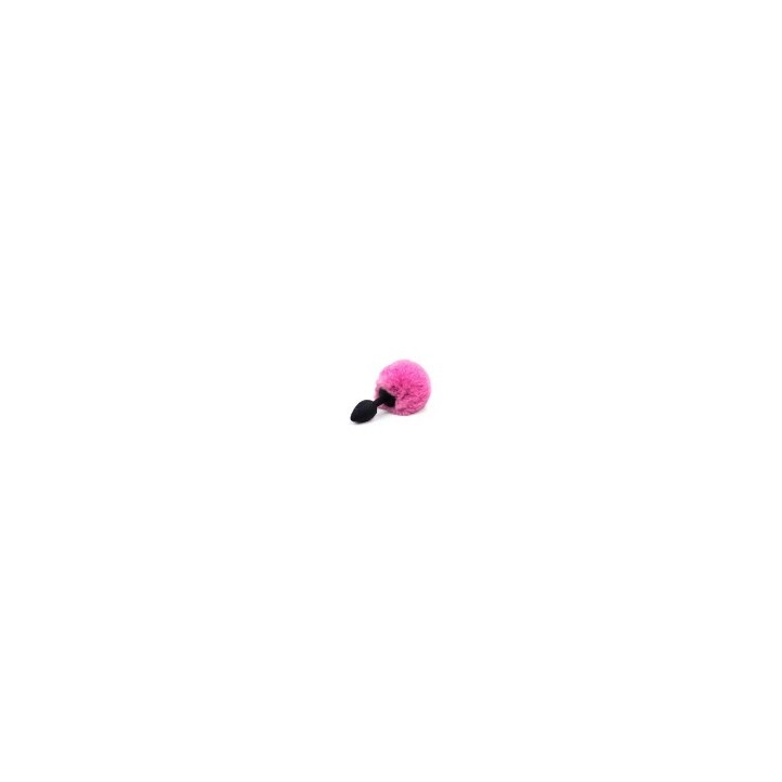 Butt Plug with Pompon Pink Size S