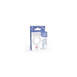 CASUAL LOVE - RING VIBRATING DOUBLE PLEASURE TRANSPARENT