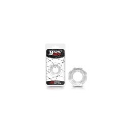 Cock Ring Super Flexible Polygon 2.2 cm Clear