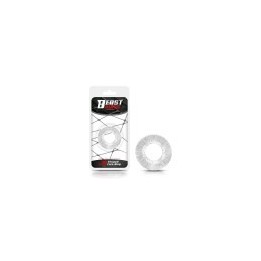 Cock Ring Super Flexible Striped 1.9 cm Clear