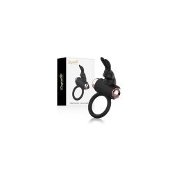 COQUETTE CHIC DESIRE - COCK RING WITH VIBRATOR BLACK/ GOLD