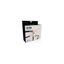 FETISH SUBMISSIVE HARNESS - DOUBLE PENETRATION FLESH UP VIBRATOR