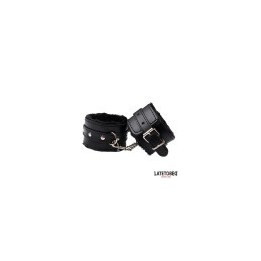 Furry Ankle Cuff Black