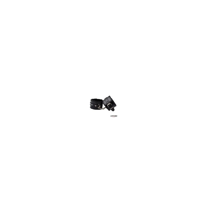 Furry Ankle Cuff Black
