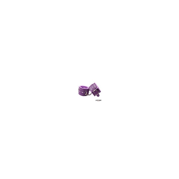 Furry Ankle Cuff Purple