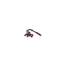 Genuine Leather Roses Whip