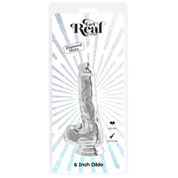 Clear Dildo TPE 16 cm