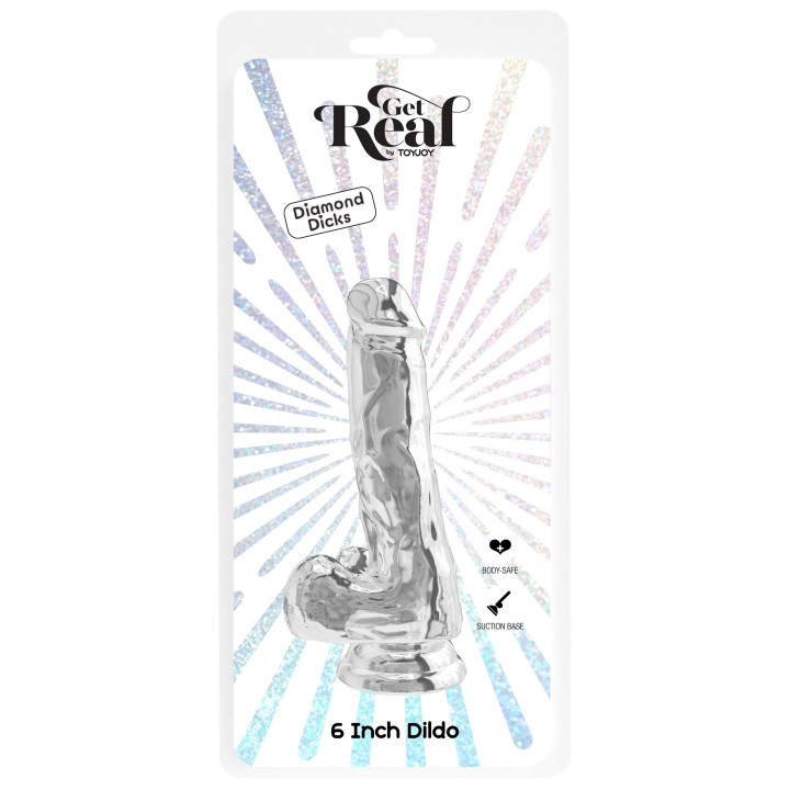 Clear Dildo TPE 16 cm