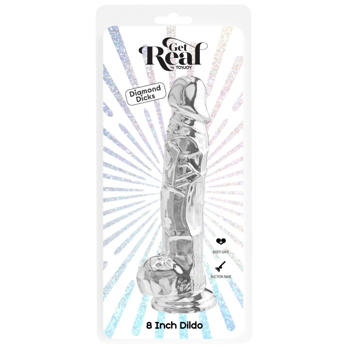 Clear Dildo TPE 22.5 cm
