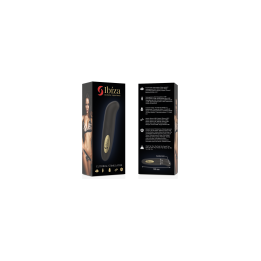 IBIZA - CLIT STIMULATOR USB CHARGER 10 VIBRATION MODES GOLDEN 13 X 2,9 CM