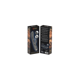 IBIZA - POWERFUL RABBIT VIBRATOR WITH MASSAGING ROLLING PEARL