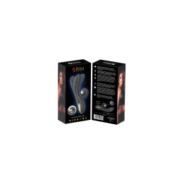 IBIZA - TWISTER VIBRATOR WITH CURVE STIMULATOR AND VIBRO-ROTATION