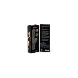 IBIZA - TWO DRAGONS DOUBLE VIBRATOR BLACK