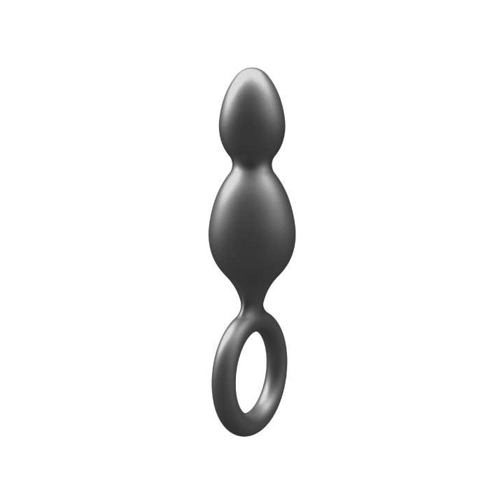 ToyJoy Buttocks The Plugger 2-Balls Metallic Silicone Plug