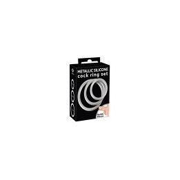 Metallic Silicone Cock ring se