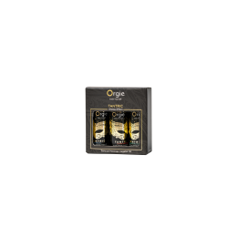 Orgie Sensual Massage Vegetal Oil Tantric Mini Size Collection 3 x 30 ml set