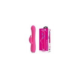 Party Up wibrator silikonowy typ króliczek ładowany usb kolor różowy Eric