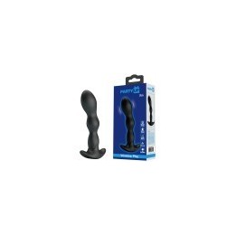 Pary Up korek analny wibrujący silikonowy ładowany usb kolor czarny  Jim