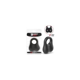 Penis Ring with Glass Balls Liquid Silicone 30 mm