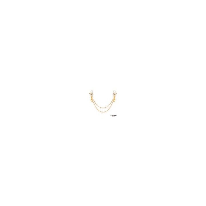 Rearl nipple clamps with Chain