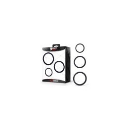 Set of 3 Penis Rings Silicone S, M and L