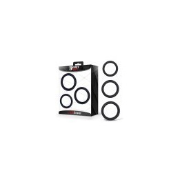 Set of 3 Penis Rings Silicone S, M and L
