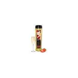 Shunga massage oil romance sparkling strawberry wine