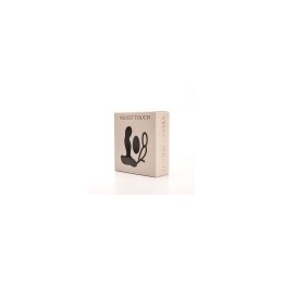 Velvet Touch masażer prostaty z pierścieniami sterowany zdalnie ładowany usb czarny