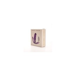 Velvet Touch stymulator łechtaczki sterowany bezprzewodowo ładowany usb fioletowy