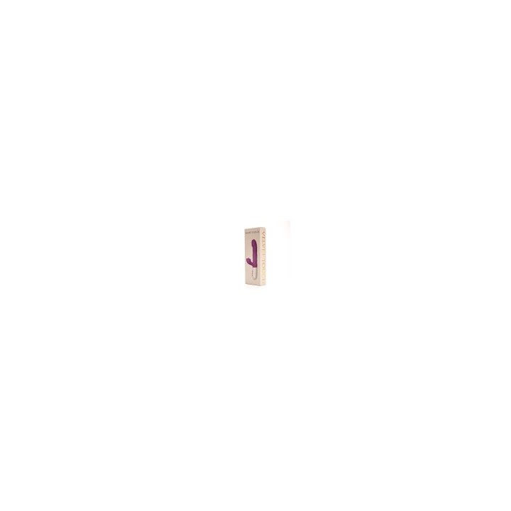 Velvet Touch wibrator silikonowy typ króliczek ładowany usb fioletowy