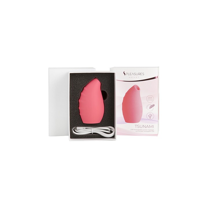 TSUNAMI Candy Cerise — stymulator łechtaczki S Pleasures