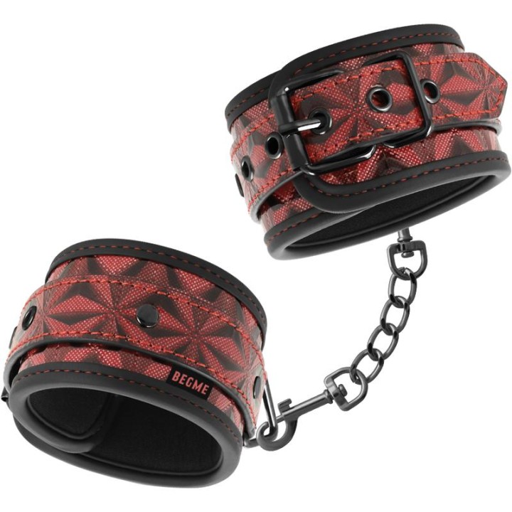BEGME Red Edition: regulowana konstrukcja — kajdanki BDSM
