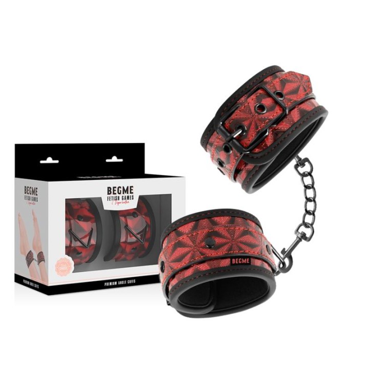 BEGME Red Edition: regulowana konstrukcja — kajdanki BDSM