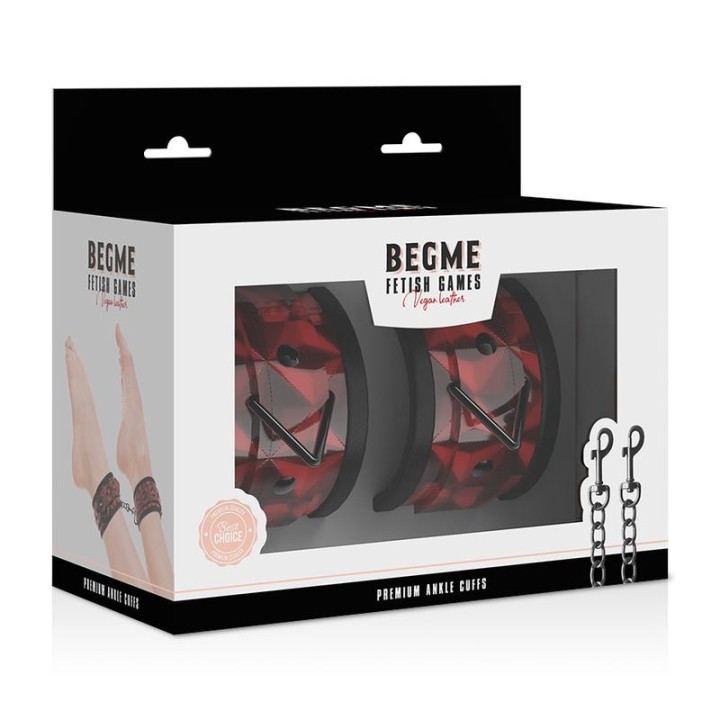 BEGME Red Edition: regulowana konstrukcja — kajdanki BDSM