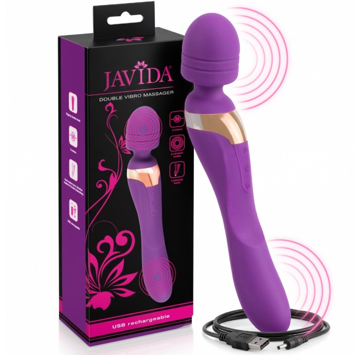 Double Massager | masażer | ładowanie USB | JAVIDA