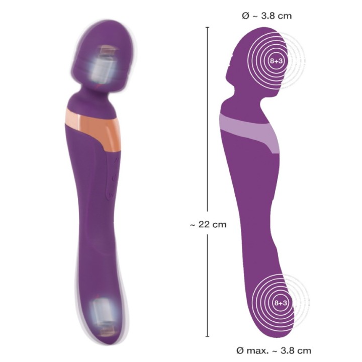 Double Massager | masażer | ładowanie USB | JAVIDA