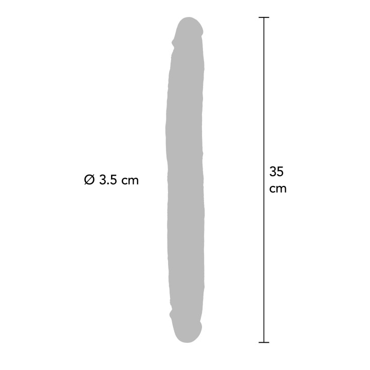 Silicone Foreskin D-Dong 35 cm
