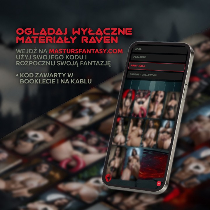 RAVEN MROCZNA GRZESZNICA INTERAKTYWNY MASTURBATOR SSĄCO-WIBRUJĄCY Z AR - MASTURS