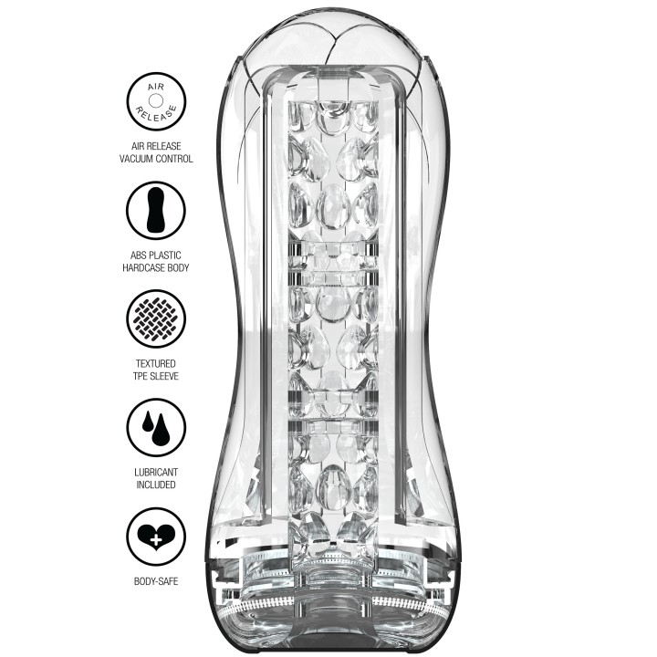Big Clear Blast Vacuum Stroker