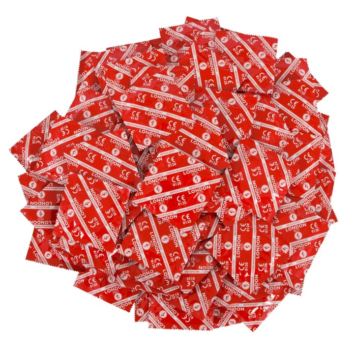 London red condoms 100 pcs | prezerwatywy 100 sztuk