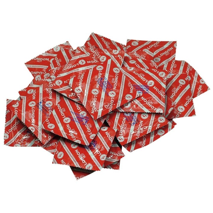 London red condoms 100 pcs | prezerwatywy 100 sztuk