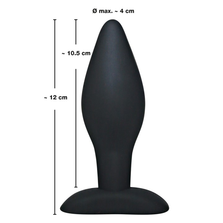 Black Velvets Large Plug