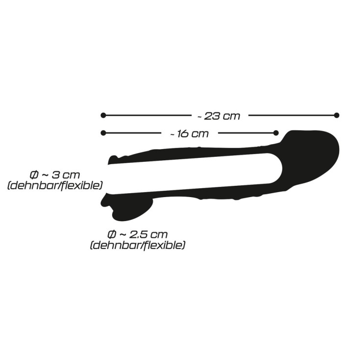 Crystal Clear Penis Sleeve wit