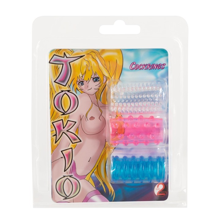 Tokio Sleeves Silikon 3er Set